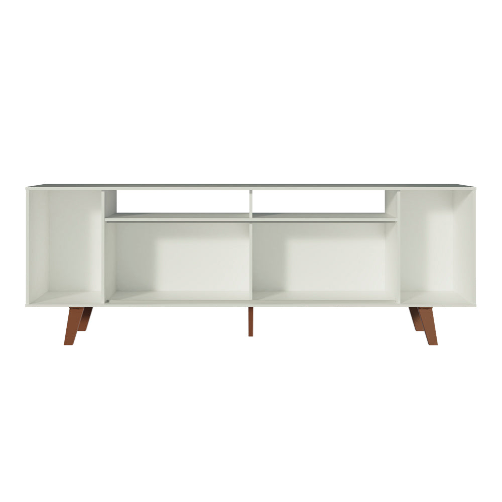 Rack para TV hasta 65 Pulgadas Madesa Cancun con Patas Blanco/Marrón