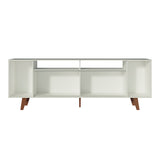 Rack para TV hasta 65 Pulgadas Madesa Cancun con Patas Blanco/Marrón