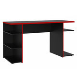 Escritorio Gamer Para PC y Consola Negro/Rojo