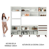 Combo completo de Cocina 250cm Reims Blanco