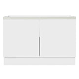 Bajo Mesada Cocina 120 x 60 cm 2 Puertas (Sin Mesada) Blanco Glamy Madesa