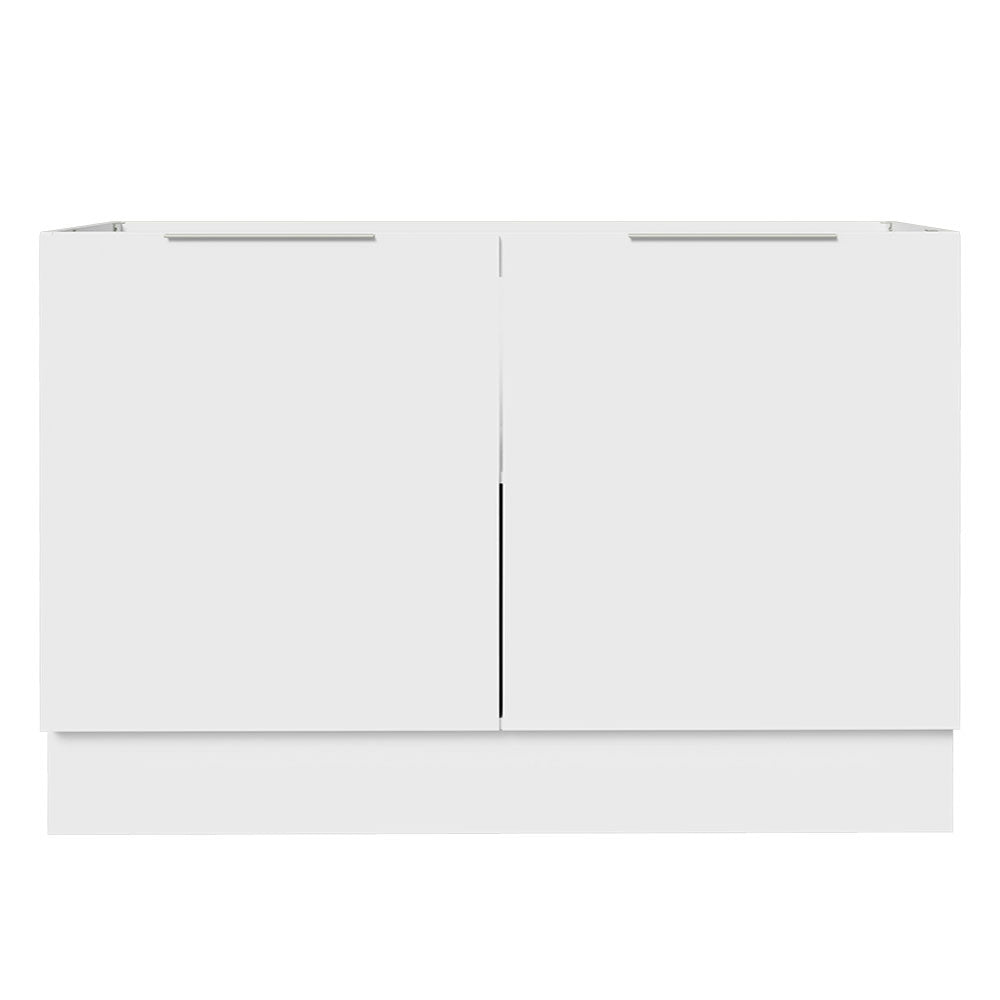Bajo Mesada Cocina 120 x 60 cm 2 Puertas (Sin Mesada) Blanco Stella Madesa