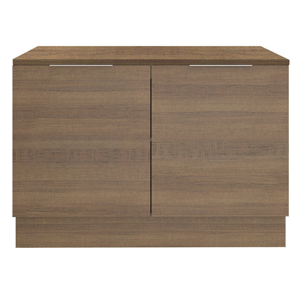 Bajo Mesada Cocina 120 x 60 cm 2 Puertas (Con Mesada) Marrón Stella Madesa
