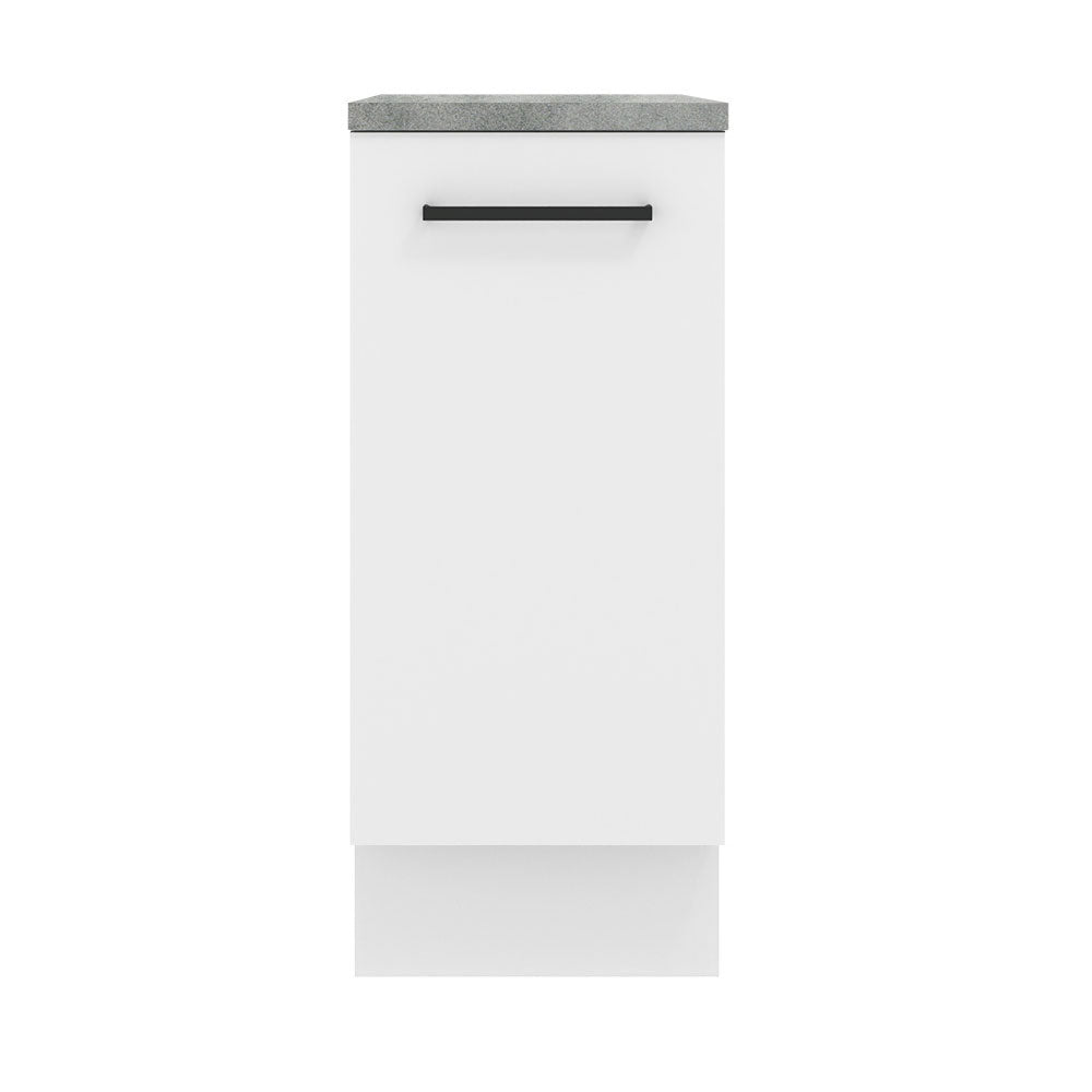 Bajo Mesada Cocina 35 x 60 cm 1 Puerta (Con Mesada) Blanco Agata Madesa