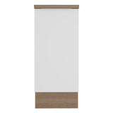 Bajo Mesada Cocina 35 x 60 cm 1 Puerta (Con Mesada) Marrón/Blanco Stella Madesa