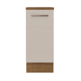 Bajo Mesada Cocina 35 x 60 cm 1 Puerta (Con Mesada) Marrón/Crema Agata Madesa