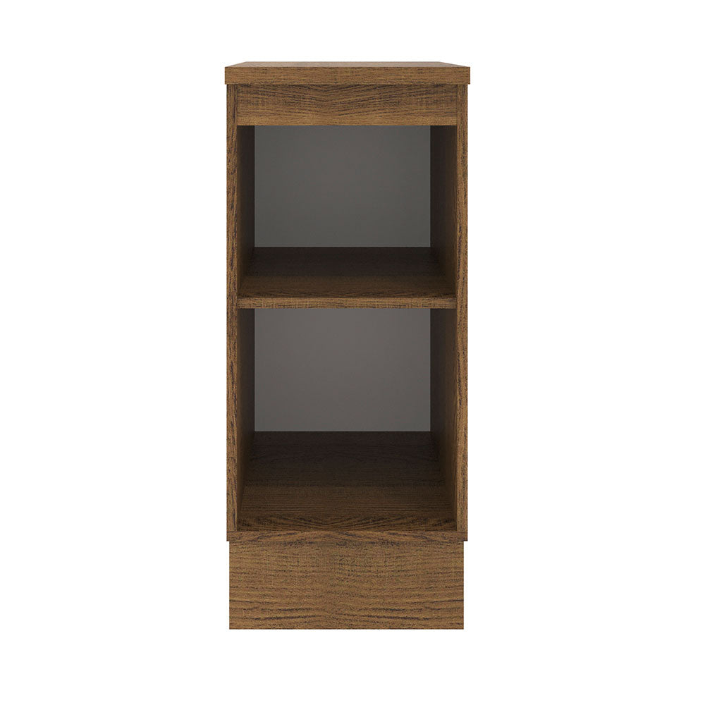 Bajo Mesada Cocina 35 x 60 cm 1 Puerta (Con Mesada) Marrón/Negro Agata Madesa