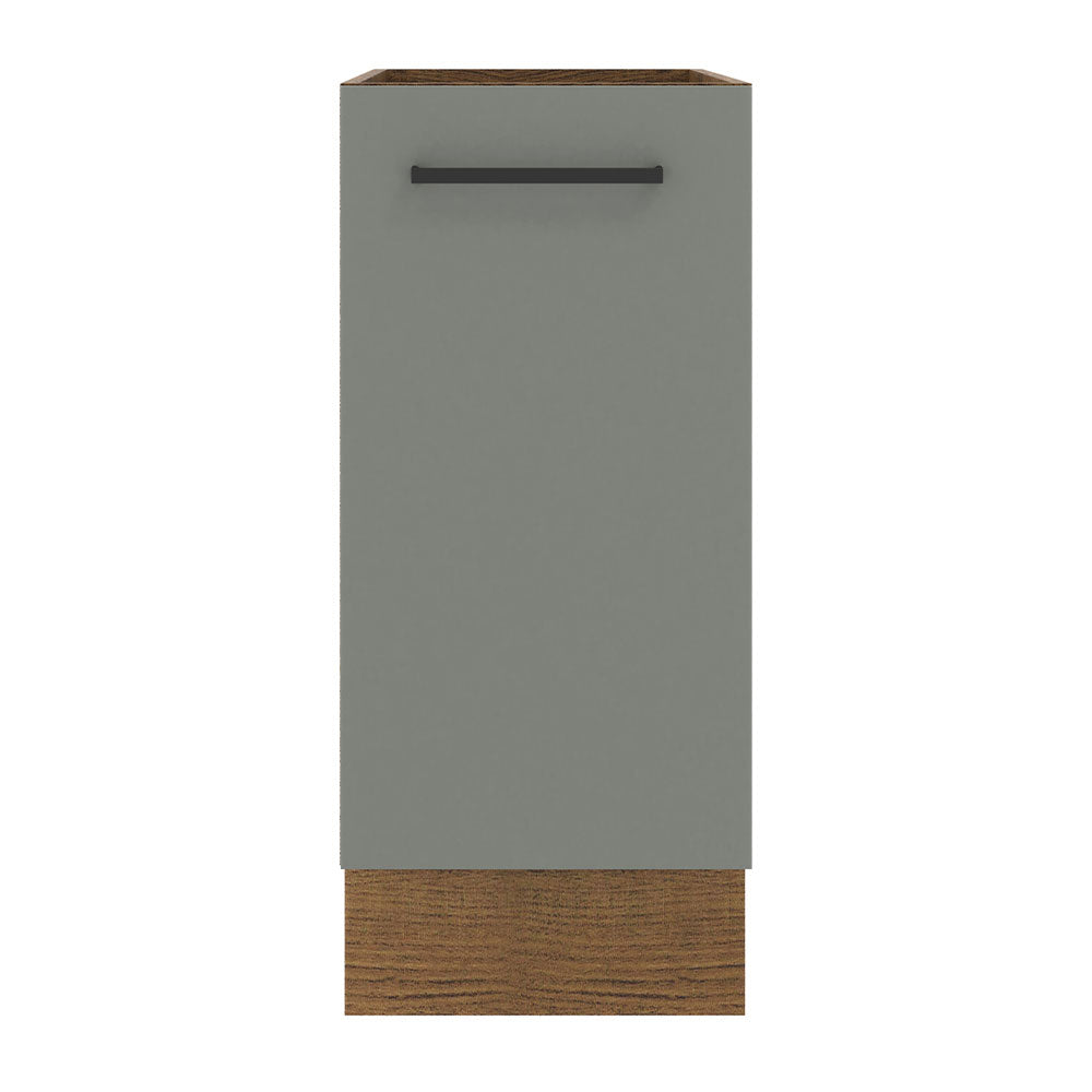 Bajo Mesada Cocina 35 x 60 cm 1 Puerta (Sin Mesada) Marrón/Gris Agata Madesa