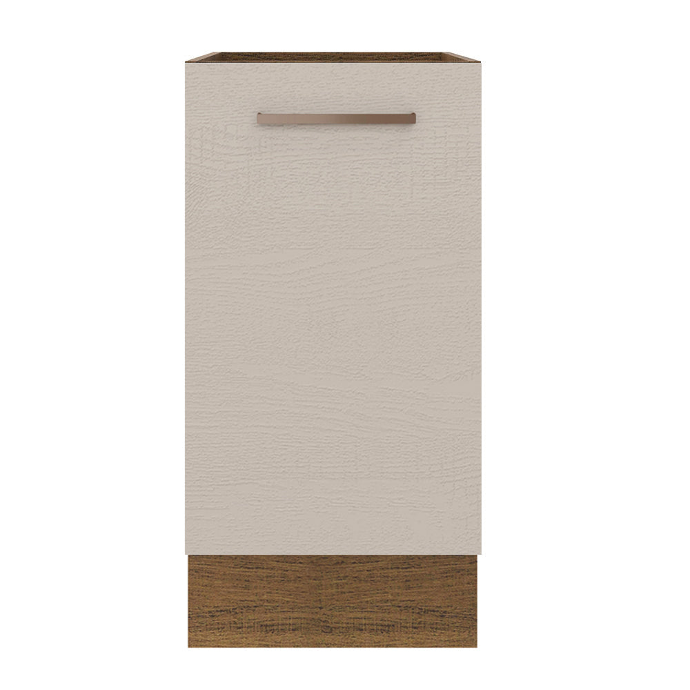 Bajo Mesada Cocina 40 x 60 cm 1 Puerta (Sin Mesada) Marrón/Crema Agata Madesa