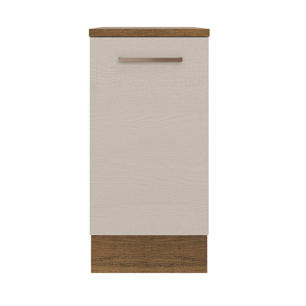 Bajo Mesada 40 cm x 60 cm, 1 Puerta Agata Marrón/Crema