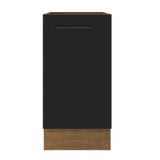 Bajo Mesada Cocina 40 x 60 cm 1 Puerta (Sin Mesada) Marrón/Negro Agata Madesa