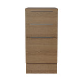 Bajo Mesada Cocina 40 x 60 cm 3 Cajones (Con Mesada) Marrón Stella Madesa