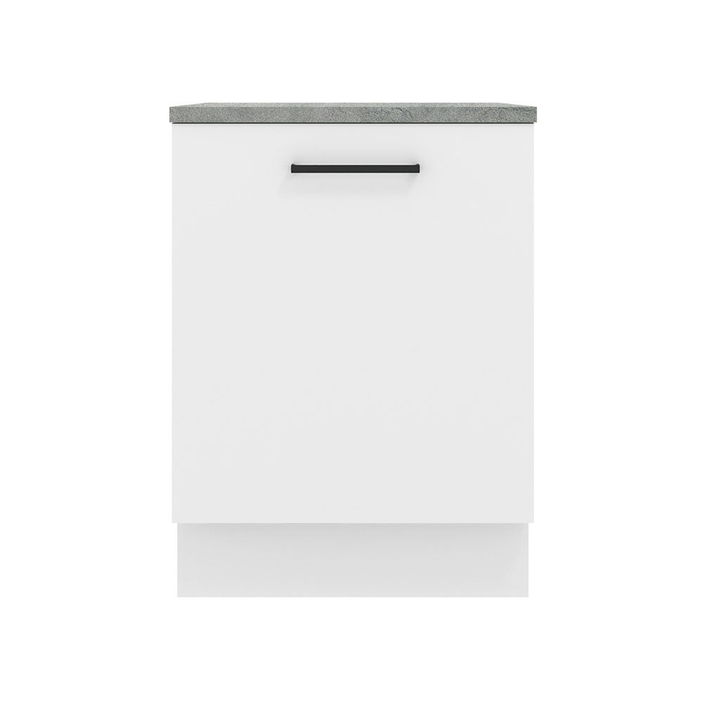 Bajo Mesada Cocina 60 x 60 cm 1 Puerta (Con Mesada) Blanco Agata Madesa