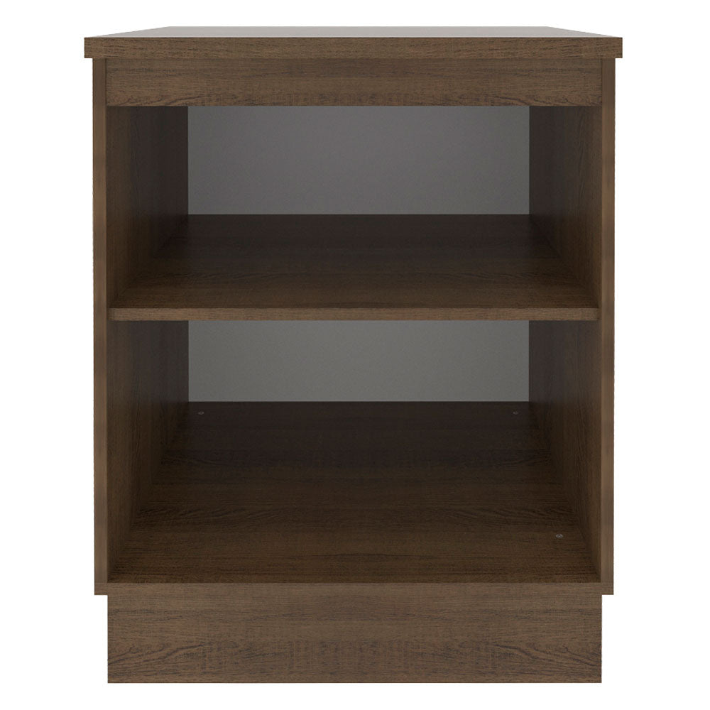 Bajo Mesada Madesa Glamy 60 x 60 cm 1 Puerta (Con Mesada) Marrón
