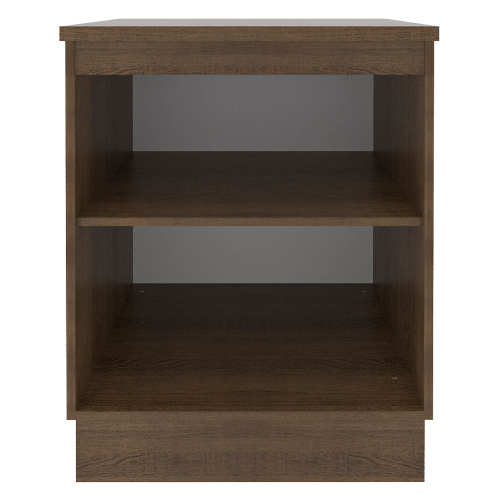 Bajo Mesada Madesa Glamy 60 x 60 cm 1 Puerta (Con Mesada) Marrón/Blanco