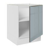 Bajo Mesada 60 cm x 60 cm, 1 Puerta Lux Blanco/Gris