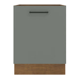 Bajo Mesada Cocina 60 x 60 cm 1 Puerta (Sin Mesada) Marrón/Gris Agata Madesa