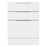 Bajo Mesada Cocina 60 x 60 cm 3 Cajones (Sin Mesada) Blanco Stella Madesa