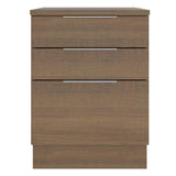 Bajo Mesada 60 x 60 cm 3 Cajones (Con Mesada) Marrón Stella Madesa