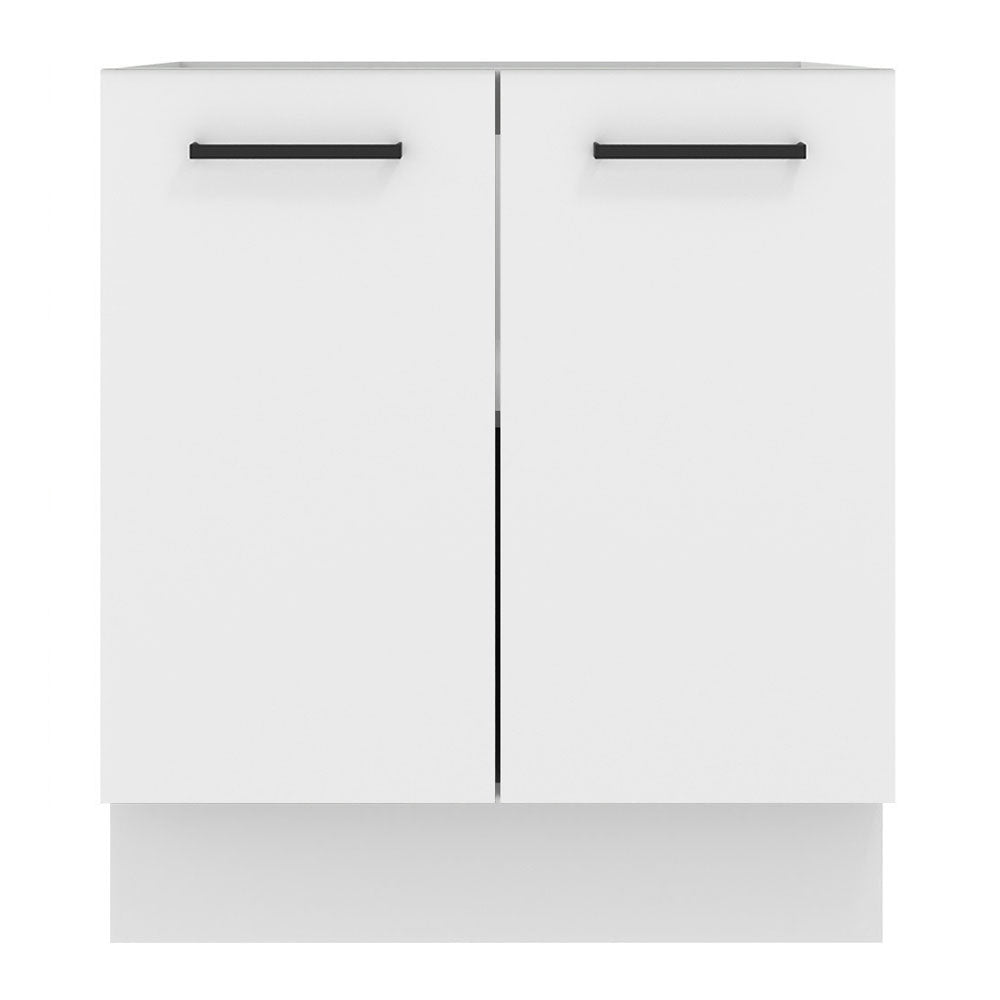 Bajo Mesada Cocina 70 x 60 cm 2 Puertas (Sin Mesada) Blanco Agata Madesa
