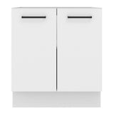 Bajo Mesada Cocina 70 x 60 cm 2 Puertas (Sin Mesada) Blanco Agata Madesa