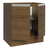 Bajo Mesada Cocina 70 x 60 cm 2 Puertas (Sin Mesada) Marrón Glamy Madesa