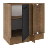 Bajo Mesada Cocina Esquinera 1 Puerta 60 cm Profundidad (Sin Mesada) Marrón/Negro Agata Madesa