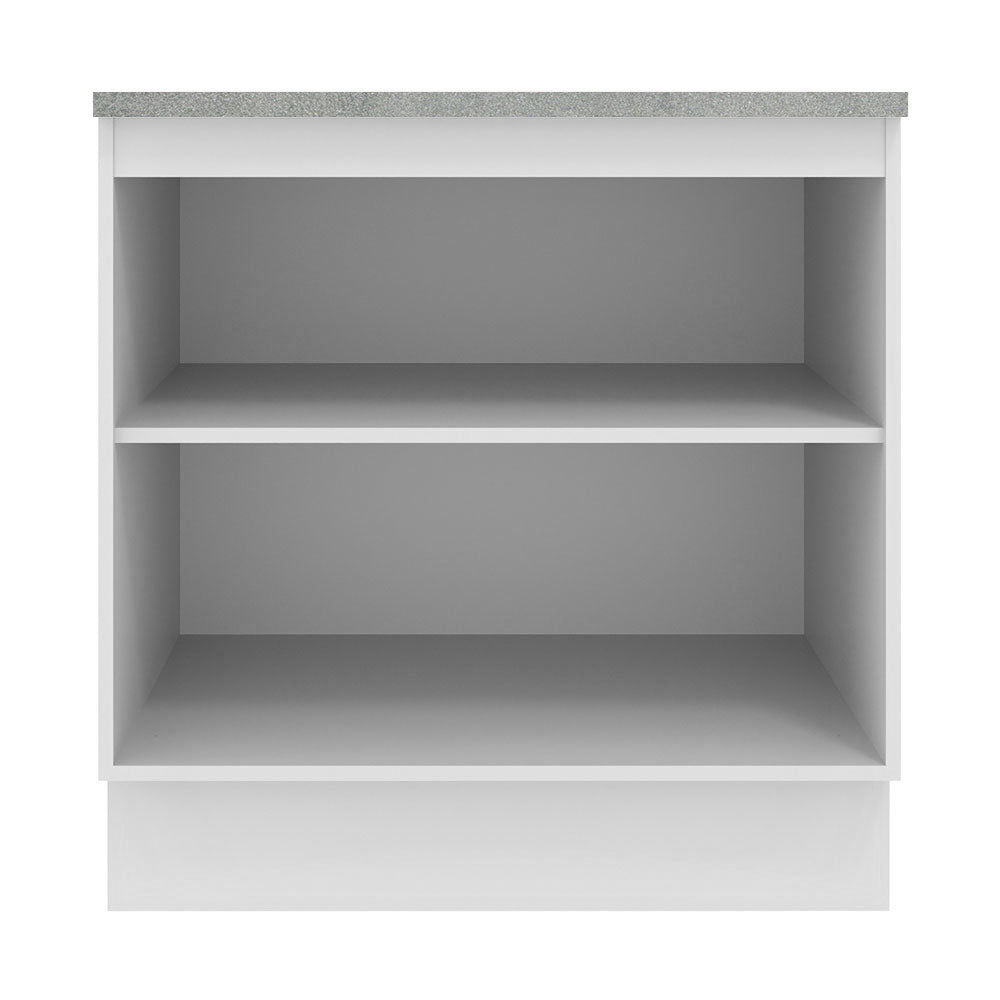 Bajo Mesada 80 cm x 60 cm, 2 Puertas Agata Blanco