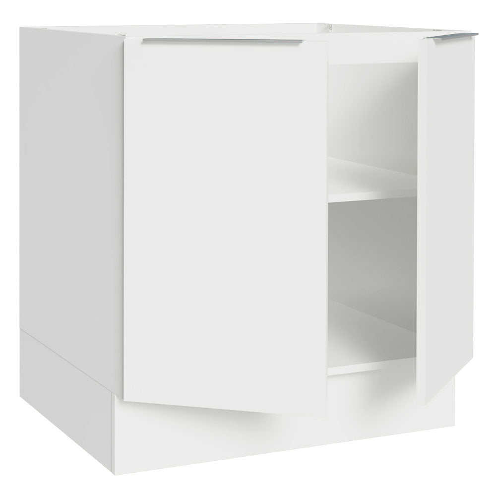Bajo Mesada Cocina 80 x 60 cm 2 Puertas (Sin Mesada) Blanco Stella Madesa