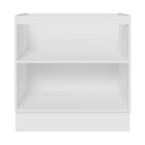 Bajo Mesada Cocina 80 x 60 cm 2 Puertas (Sin Mesada) Blanco/Negro Glamy Madesa