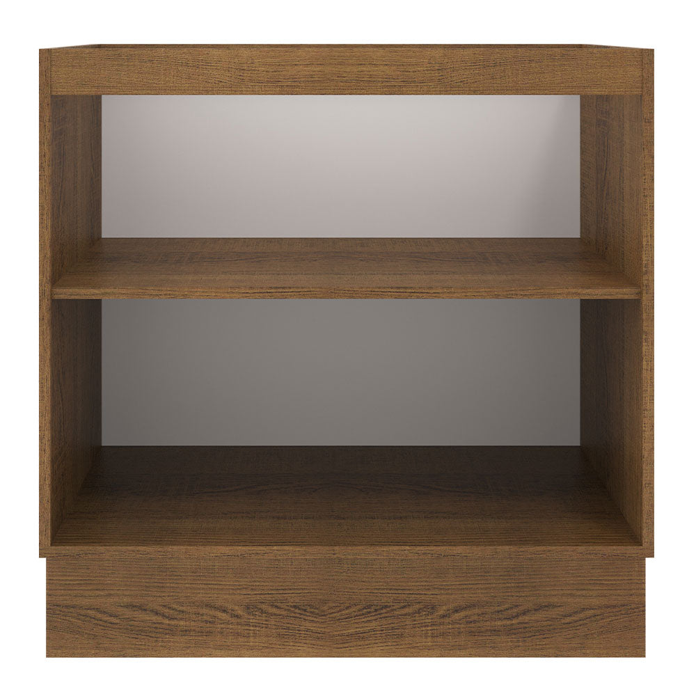 Bajo Mesada 80 cm x 60 cm, 2 Puertas Agata Marrón/Gris