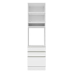 Mueble de cocina para Horno/Microondas 60 x 60 cm 1 Puerta y 3 Cajones Blanco Glamy Madesa