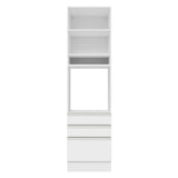 Despensero Madesa Glamy 60 x 60 cm 1 Puerta 3 Cajones Blanco