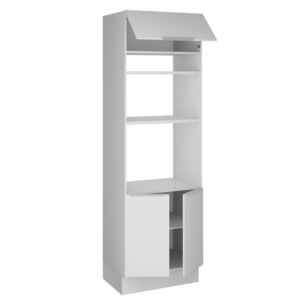 Mueble de Cocina para Horno 70 x 60 cm 3 Puertas Blanco Stella Madesa