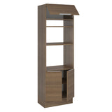 Mueble de Cocina para Horno 70 x 60 cm 3 Puertas Marrón Stella Madesa
