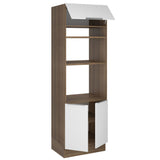 Mueble de Cocina para Horno 70 x 60 cm 3 Puertas Marrón/Blanco Stella Madesa