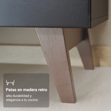 Bajo Messada para Rincón del Café Madesa Reims 2 Puertas Negro