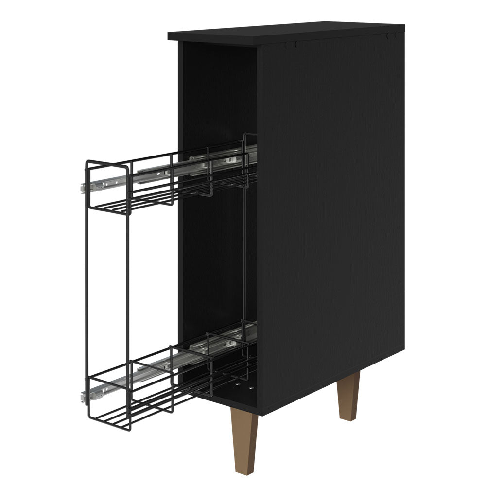 Bajo Mesada Especiero 20 cm Negro Reims Madesa