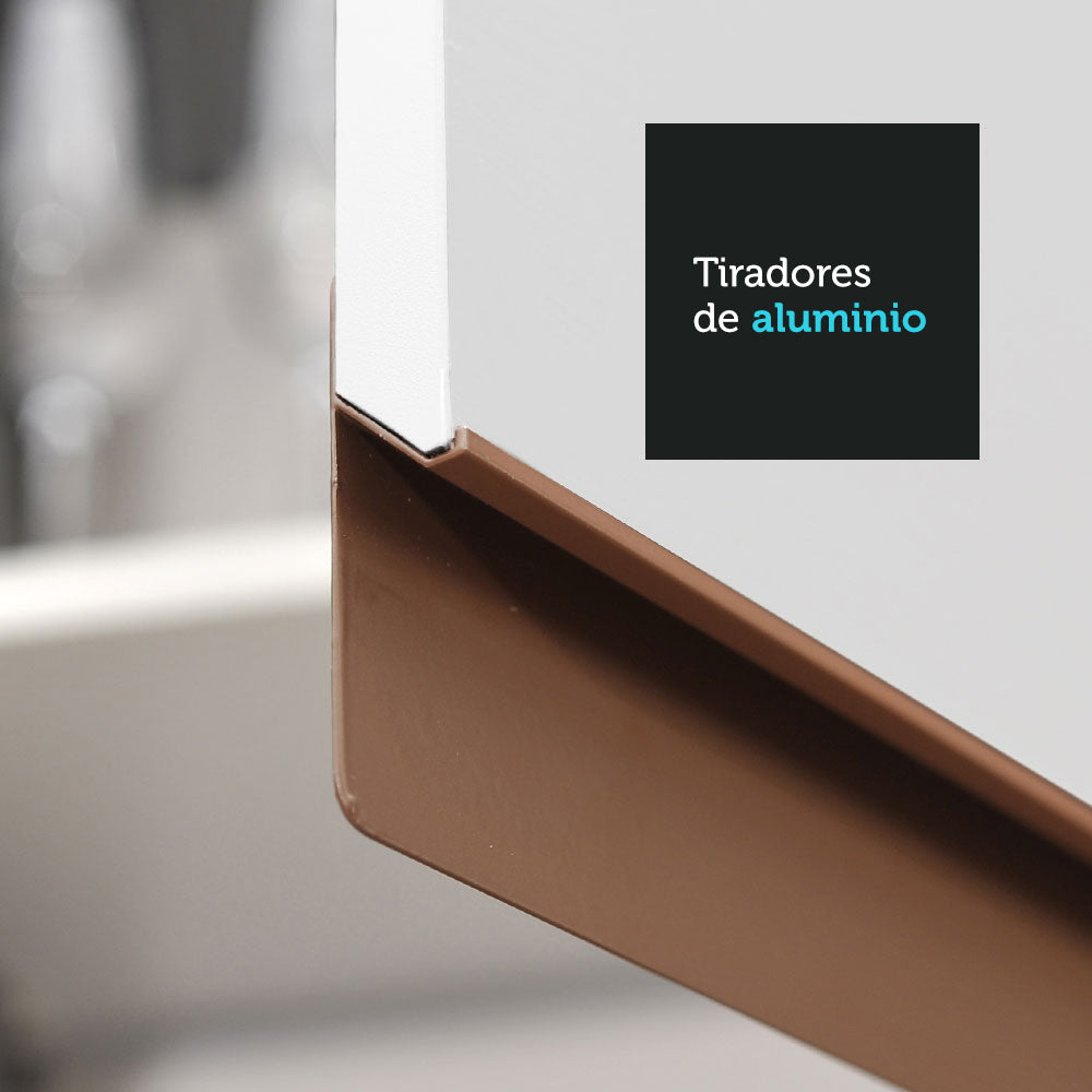 Bajo Mesada Reims 35 cm 1 Puerta Blanco