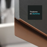 Bajo Mesada Reims 35 cm 1 Puerta Negro