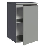 Bajo Mesada 40 cm 1 Puerta Nice Gris