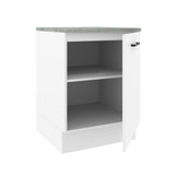 Bajo Mesada 60 cm 1 Puerta Agata Blanco