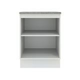 Bajo Mesada 60 cm Sin cajones 1 Puerta Agata Blanco/Negro