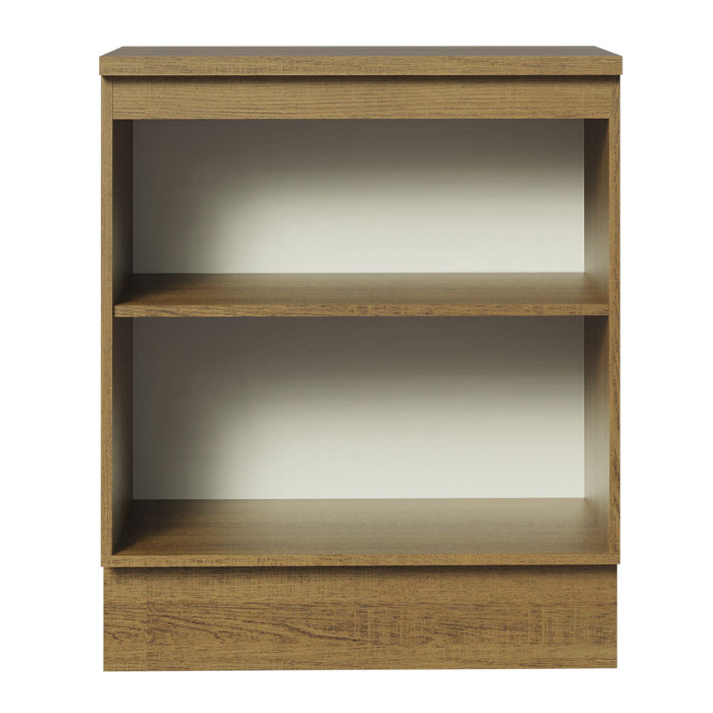 Bajo Mesada 70 cm Sin cajones 2 Puertas Stella Marrón/Blanco