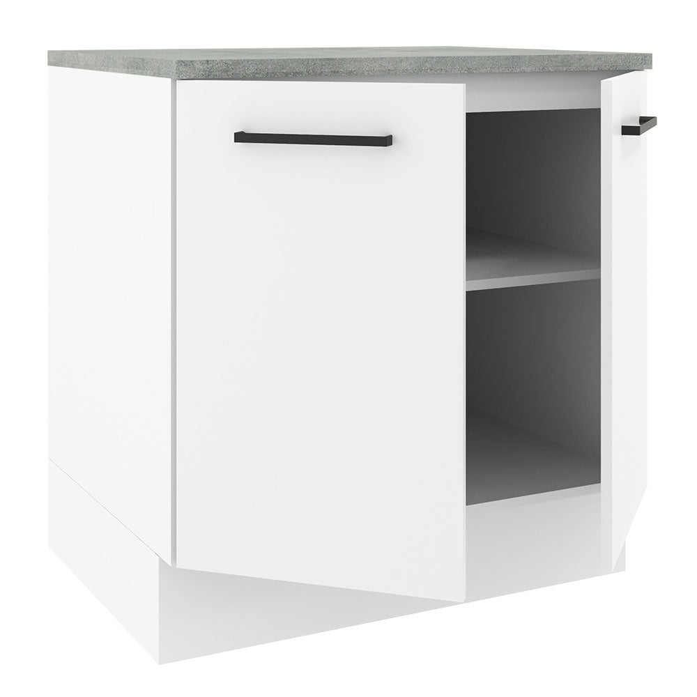 Bajo Mesada 80 cm 2 Puertas Agata Blanco