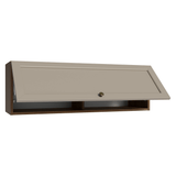 Alacena Cocina 100 cm 1 Pueta Abatible Marrón/Crema Vik Madesa