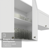 Alacena 120 cm 2 Puertas Blanco Vik Madesa
