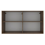 Alacena 120 cm 2 Puertas Stella Marrón/Blanco