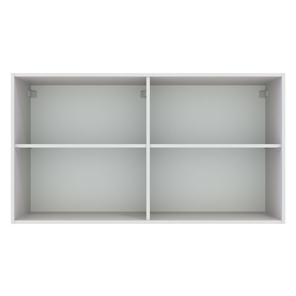 Alacena 120 cm 2 Puertas Agata Blanco/Negro
