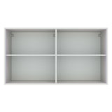 Alacena 120 cm 2 Puertas Agata Blanco/Negro